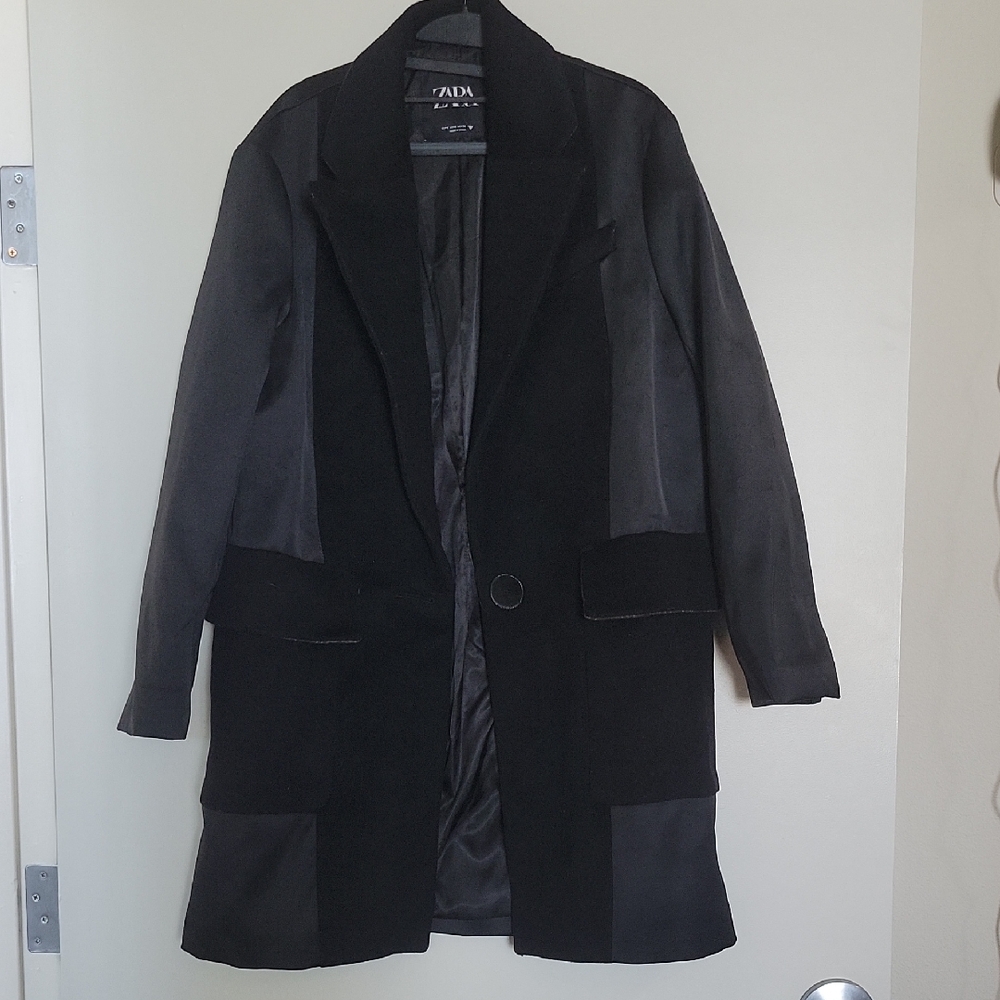Zara Elegant Black Coat